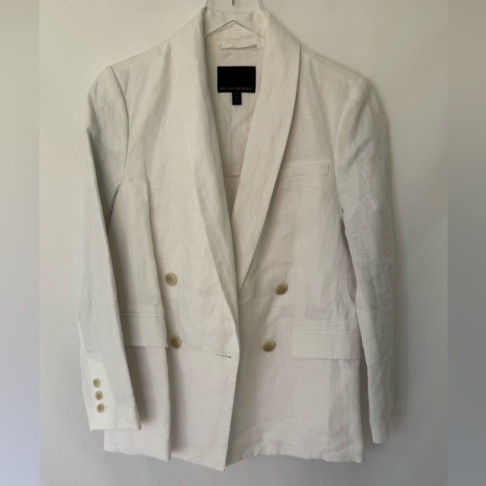 Banana Republic Linen Blazer